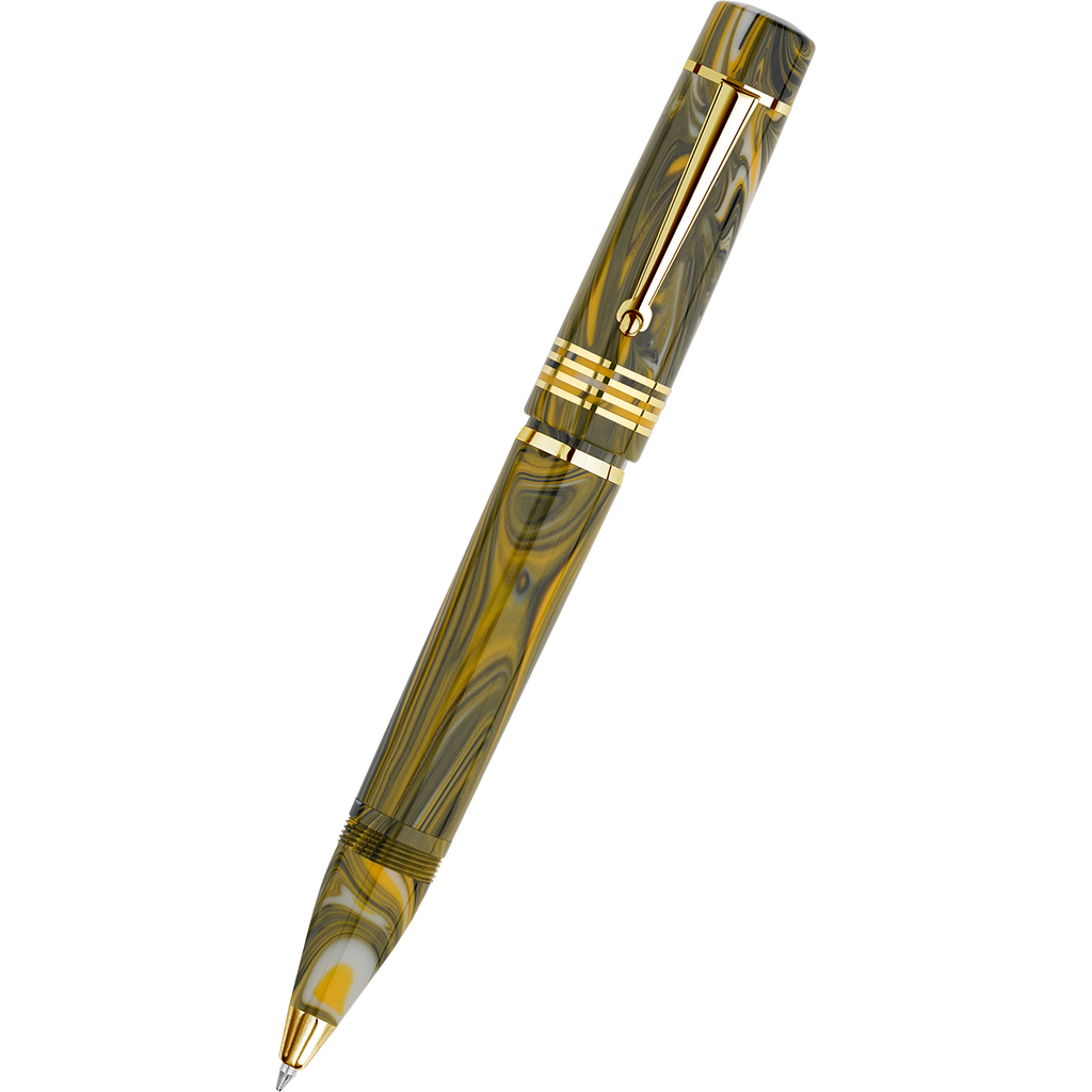 Delta Neo Gallery Rollerball Pen - Marigold - Gold Trim (Numbered Edition)-Pen Boutique Ltd