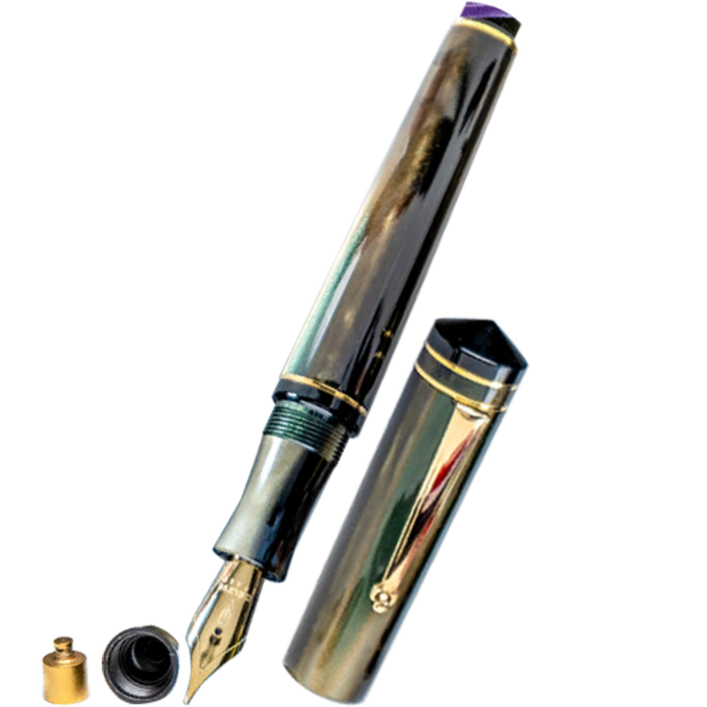 Delta Write Balance Fountain Pen - Green-Pen Boutique Ltd