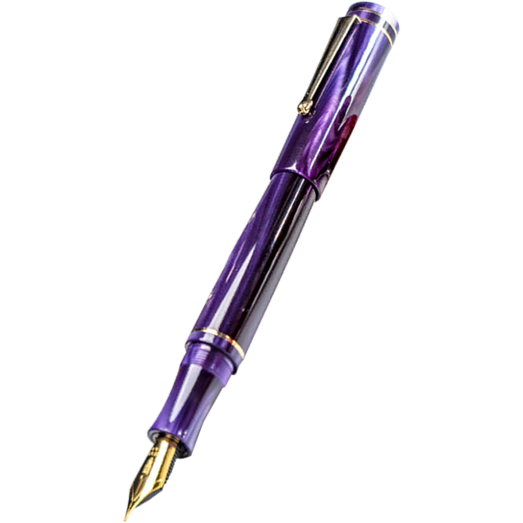 Puple Writing Delta Write Balance Fountain Pen - Purple - Pen Boutique Ltd