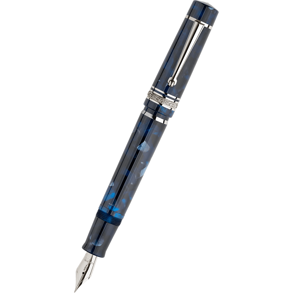 Delta Reservoir 2.0 Fountain Pen - Blue/Grey Mother of Pearl - Pen Boutique Ltd