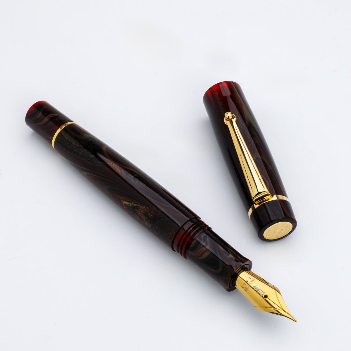 Delta Signs of the Time Fountain Pen - Barocco (Art Editions) - Pen Boutique Ltd