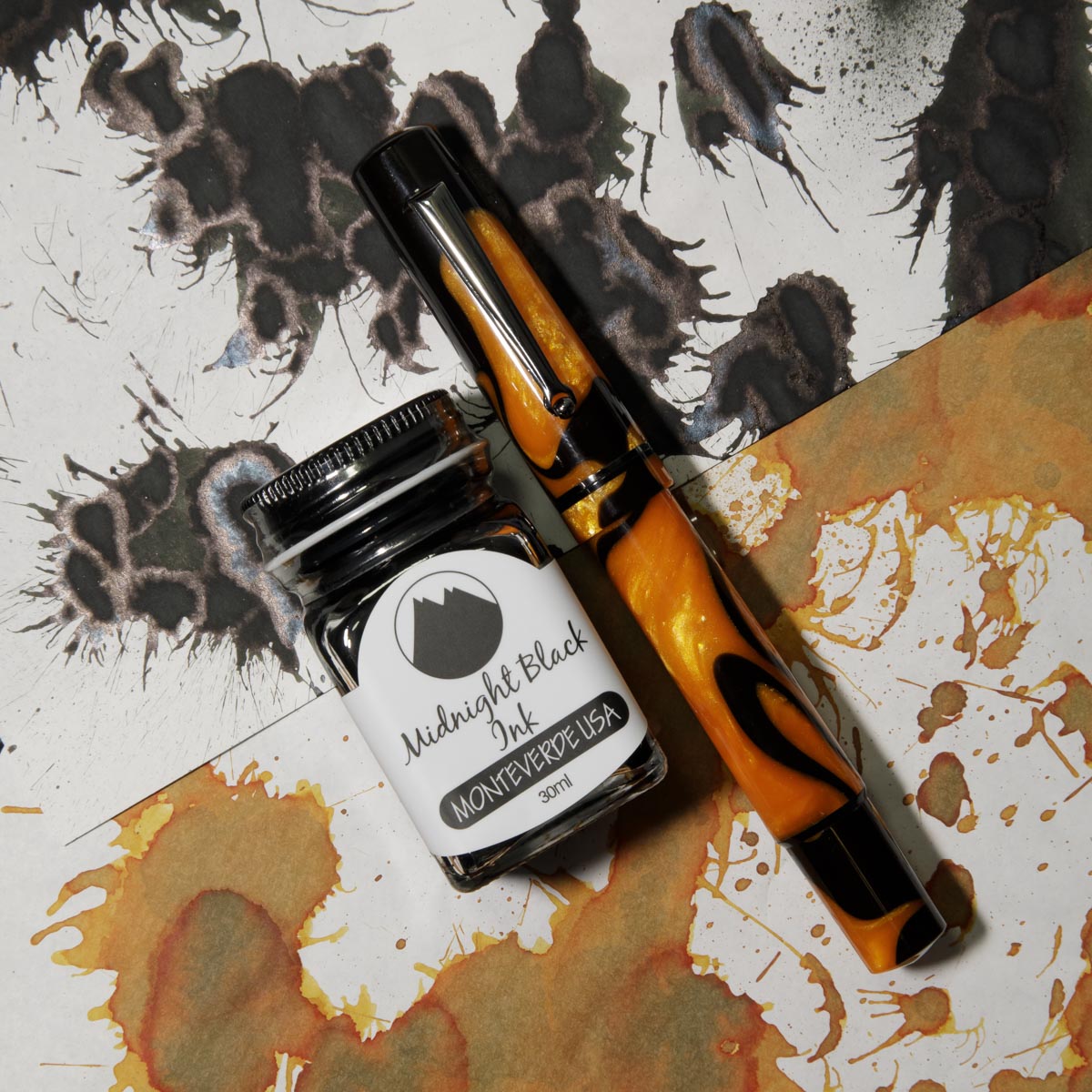 Delta Spaccanapoli Masterpiece Fountain Pen - Ruthenium - Limited Edition (Pen Boutique Exclusive) + FREE Monteverde Midnight Black Ink-Pen Boutique Ltd