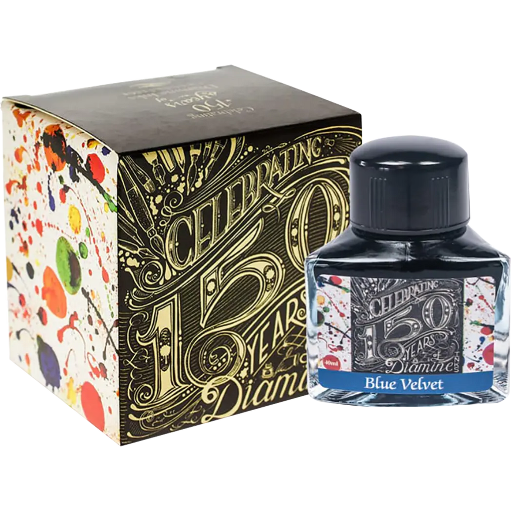 Diamine 150th Anniversary 40ml Blue Velvet-Pen Boutique Ltd