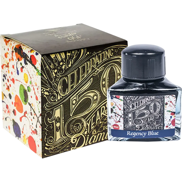 Diamine 150th Anniversary 40ml Regency Blue-Pen Boutique Ltd