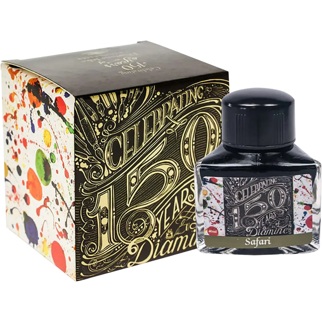 Diamine 150th Anniversary 40ml Safari Green-Pen Boutique Ltd