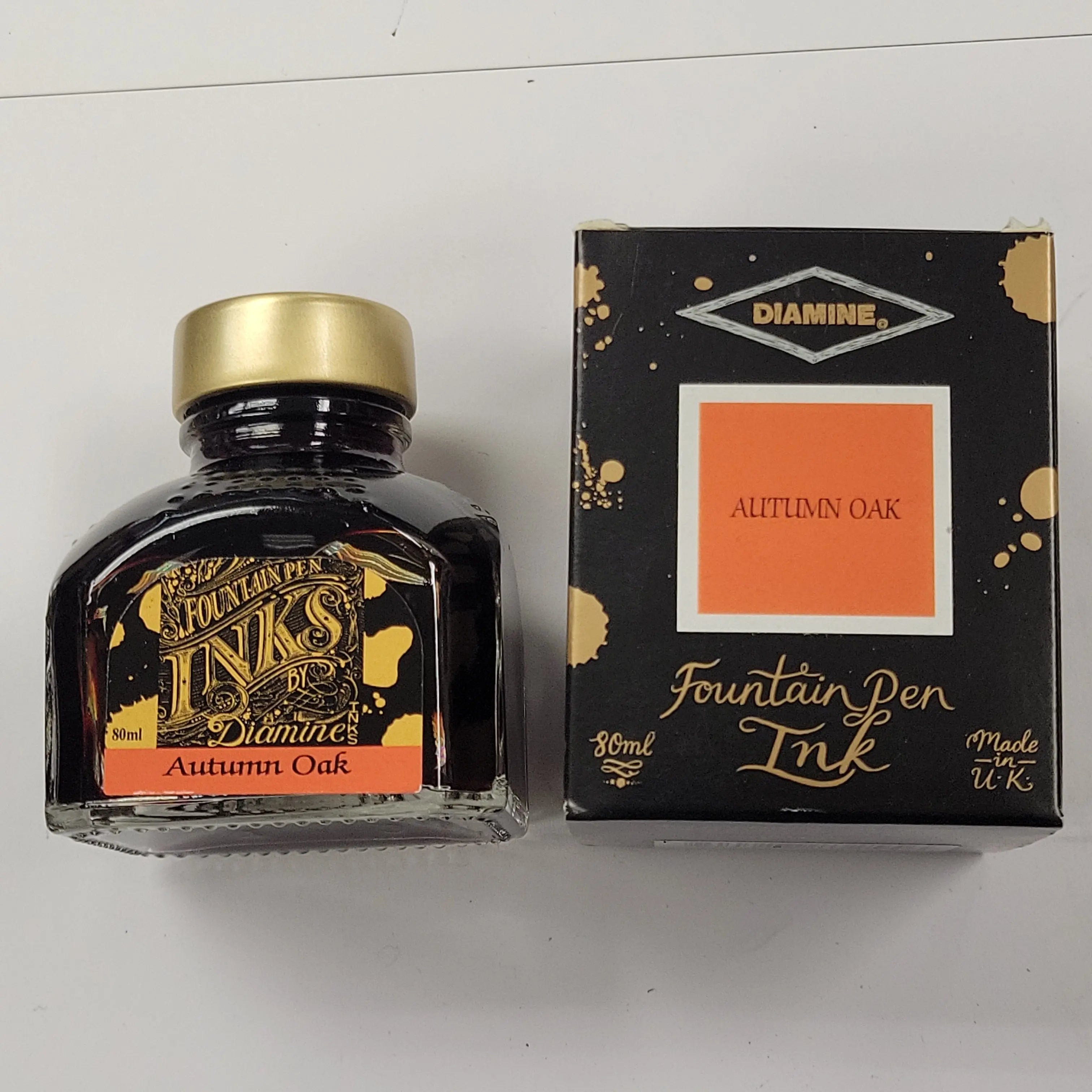 Diamine Autumn Oak Ink Bottle - 80ml-Pen Boutique Ltd