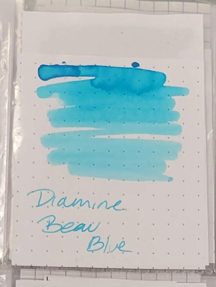Diamine Beau Blue Ink Bottle - 80 ml-Pen Boutique Ltd