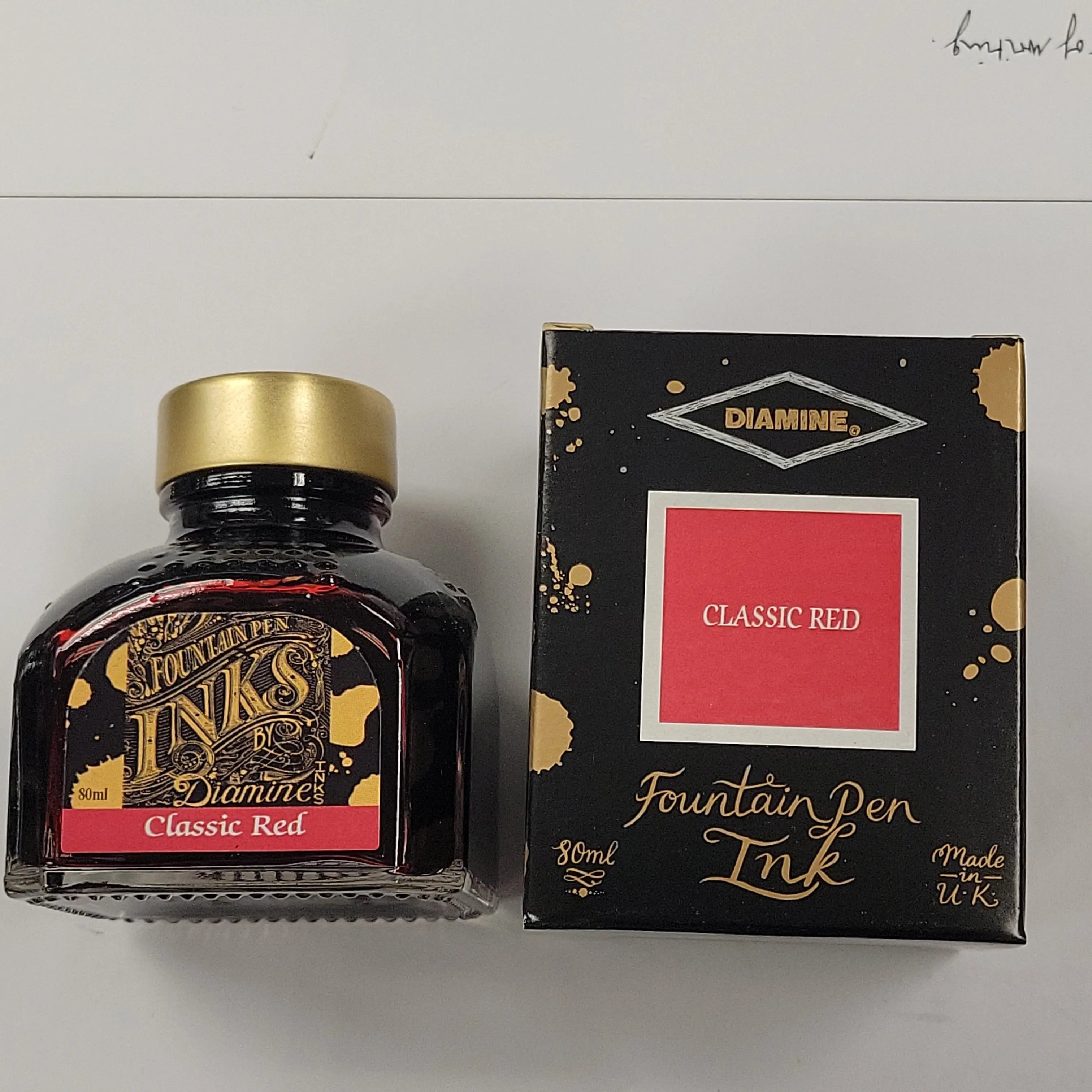 Diamine Classic Red Ink Bottle - 80ml-Pen Boutique Ltd