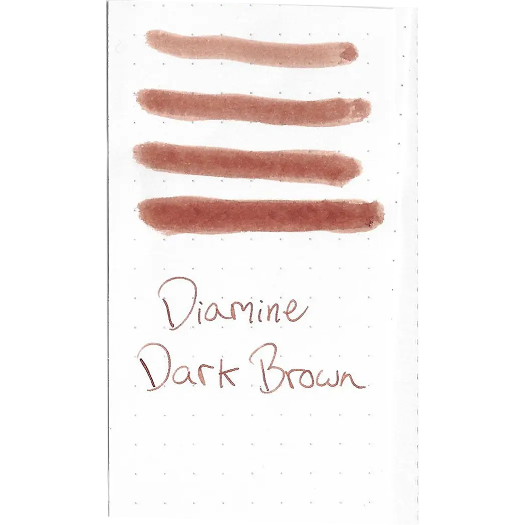 Diamine Dark Brown Ink Bottle - 80 ml-Pen Boutique Ltd