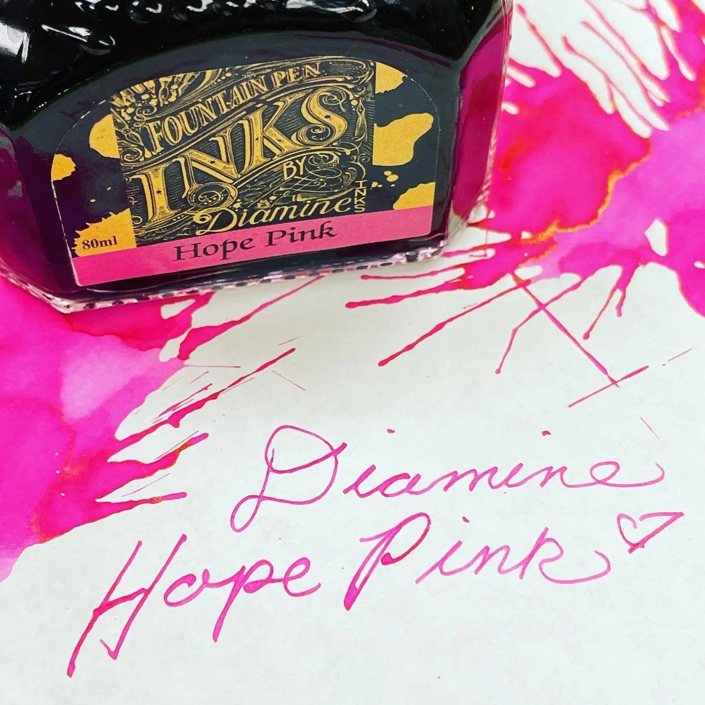 Diamine Hope Pink Ink Bottle - 80 ml-Pen Boutique Ltd