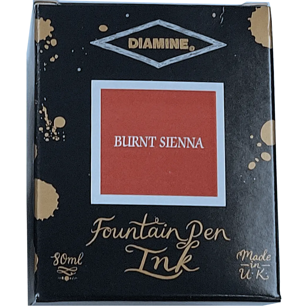 Diamine Ink Bottle - Burnt Sienna - 80 ml-Pen Boutique Ltd