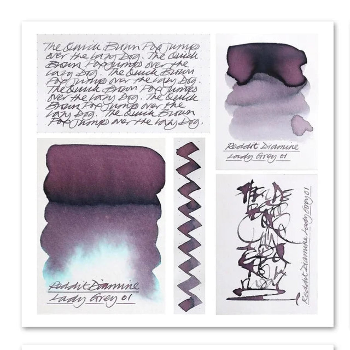 Diamine Ink Bottle - Lady Grey - 80 ml-Pen Boutique Ltd