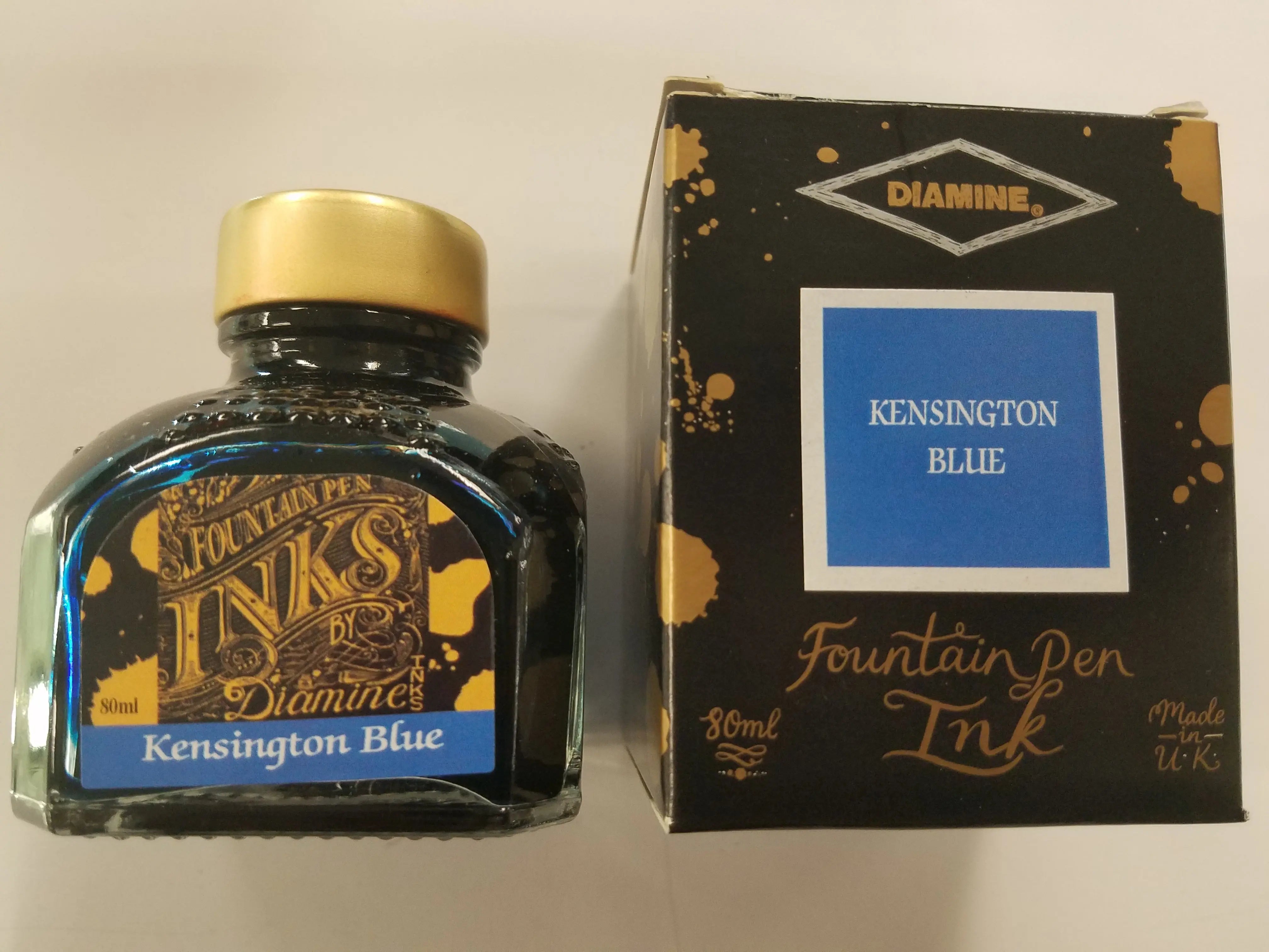 Diamine Kensington Blue Ink Bottle - 80ml-Pen Boutique Ltd