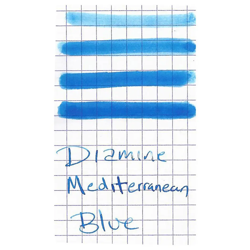 Diamine Mediterranean Blue Ink Bottle - 80 ml-Pen Boutique Ltd
