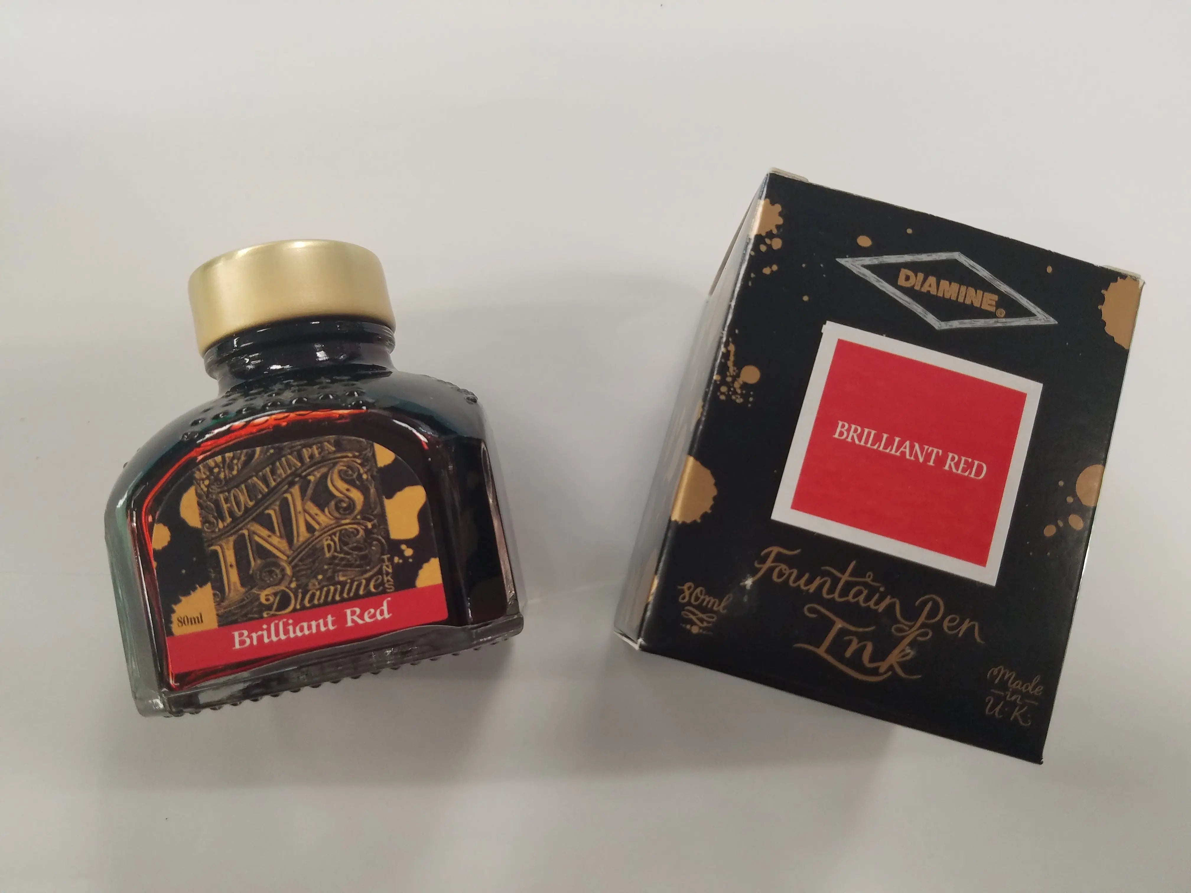 Diamine Passion Red Ink Bottle - 80 ml-Pen Boutique Ltd