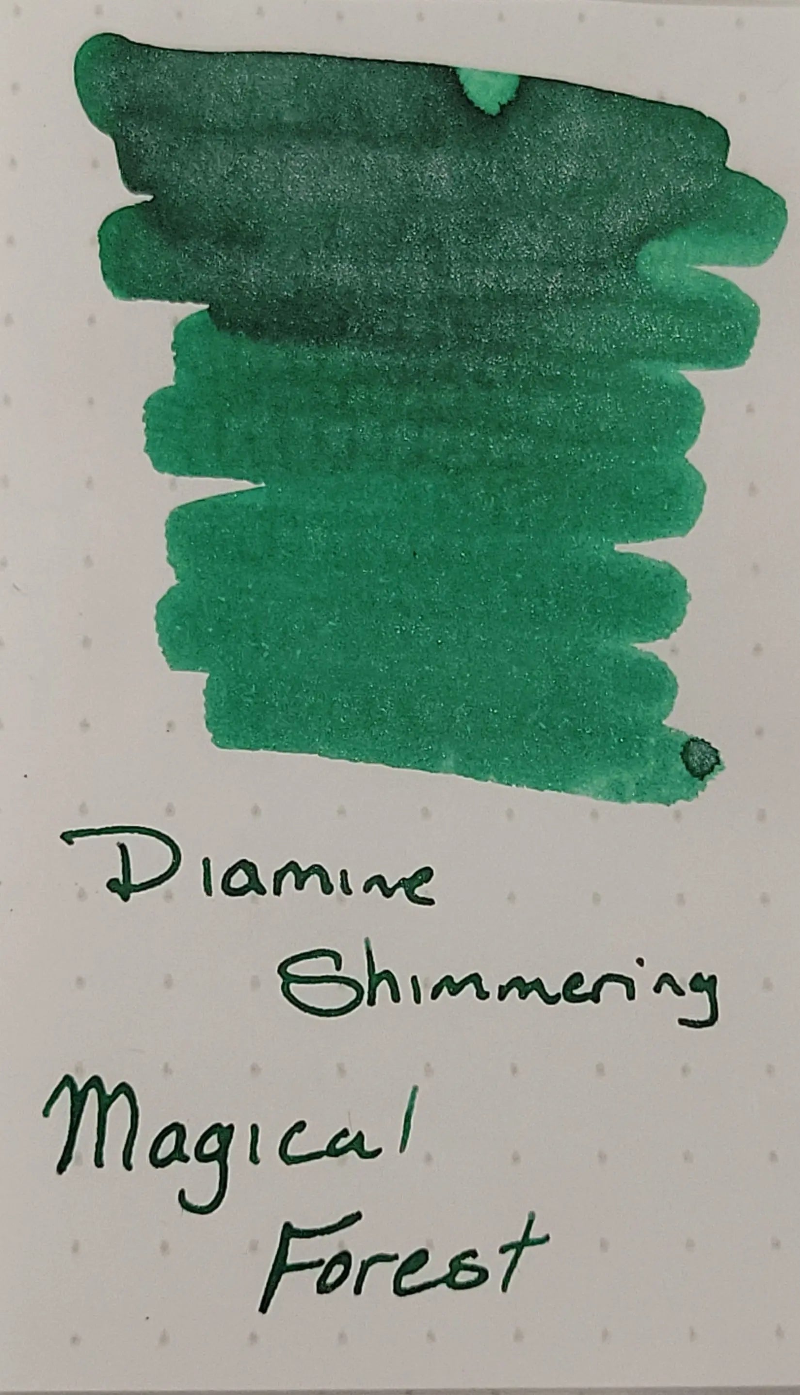 Diamine Shimmer Ink 50 ml Magical Forest - Silver shimmer-Pen Boutique Ltd