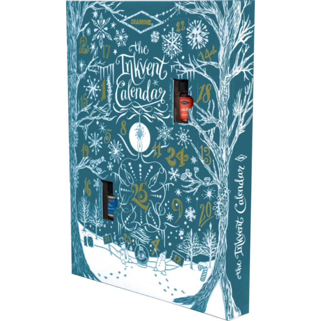 Diamine Inkvent Inks - 2025 Calendar (Teal Edition)-Pen Boutique Ltd