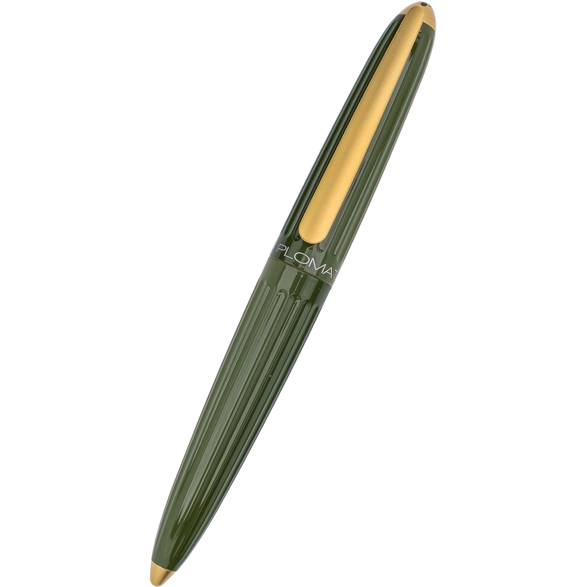 Diplomat Aero Fountain Pen - Olive Drab (Pen Boutique Exclusive)-Pen Boutique Ltd