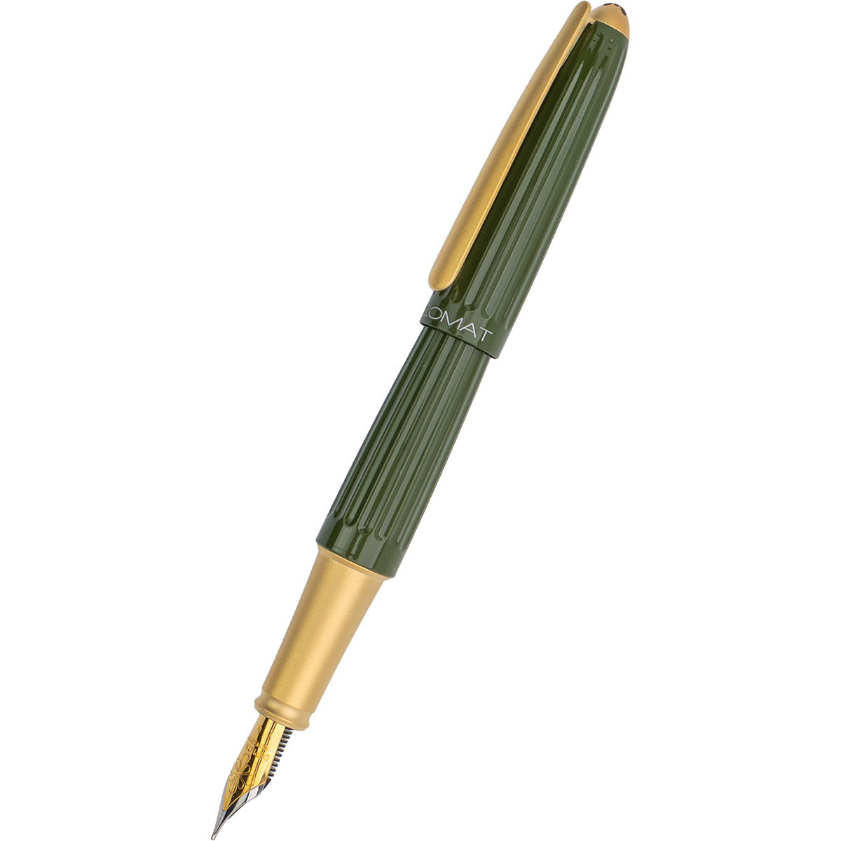 Diplomat Aero Fountain Pen - Olive Drab (Pen Boutique Exclusive)-Pen Boutique Ltd