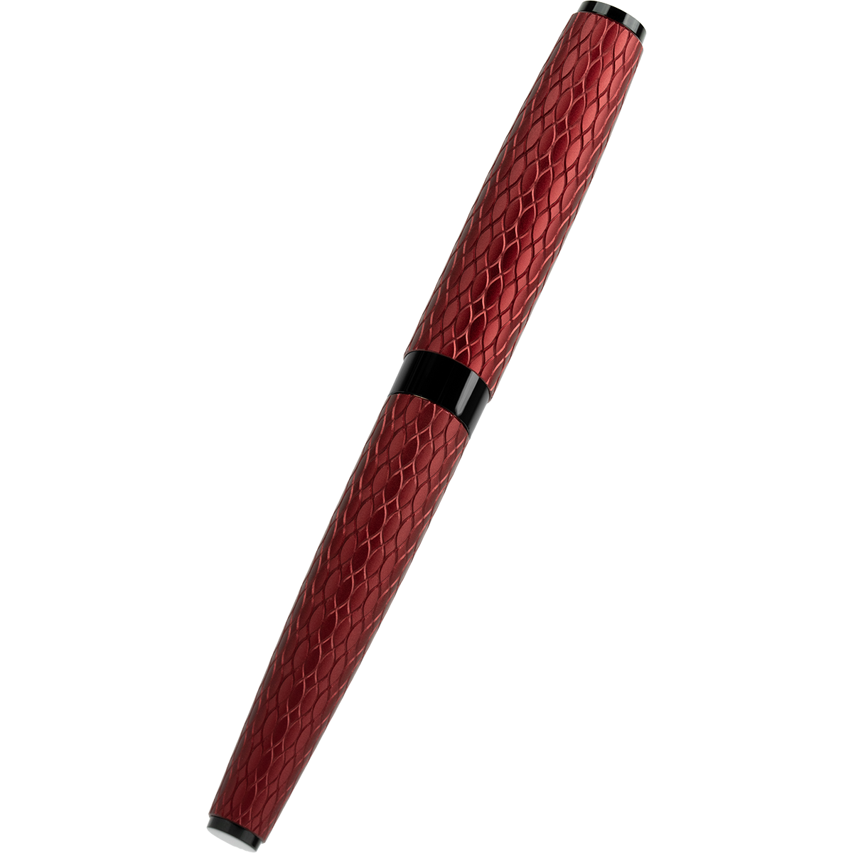 Diplomat Cobra Fountain Pen – Burgundy Red Guilloche-Pen Boutique Ltd