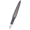 Diplomat Elox Ring Fountain Pen - Grey/Orange - 14K Nib-Pen Boutique Ltd