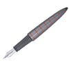 Diplomat Elox Ring Fountain Pen - Grey/Orange - Steel Nib-Pen Boutique Ltd