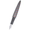 Diplomat Elox Ring Fountain Pen - Grey/Orange - Steel Nib-Pen Boutique Ltd