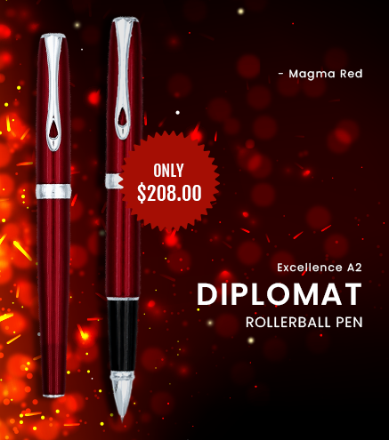Diplomat Excellence A2 Magma Red Rollerball