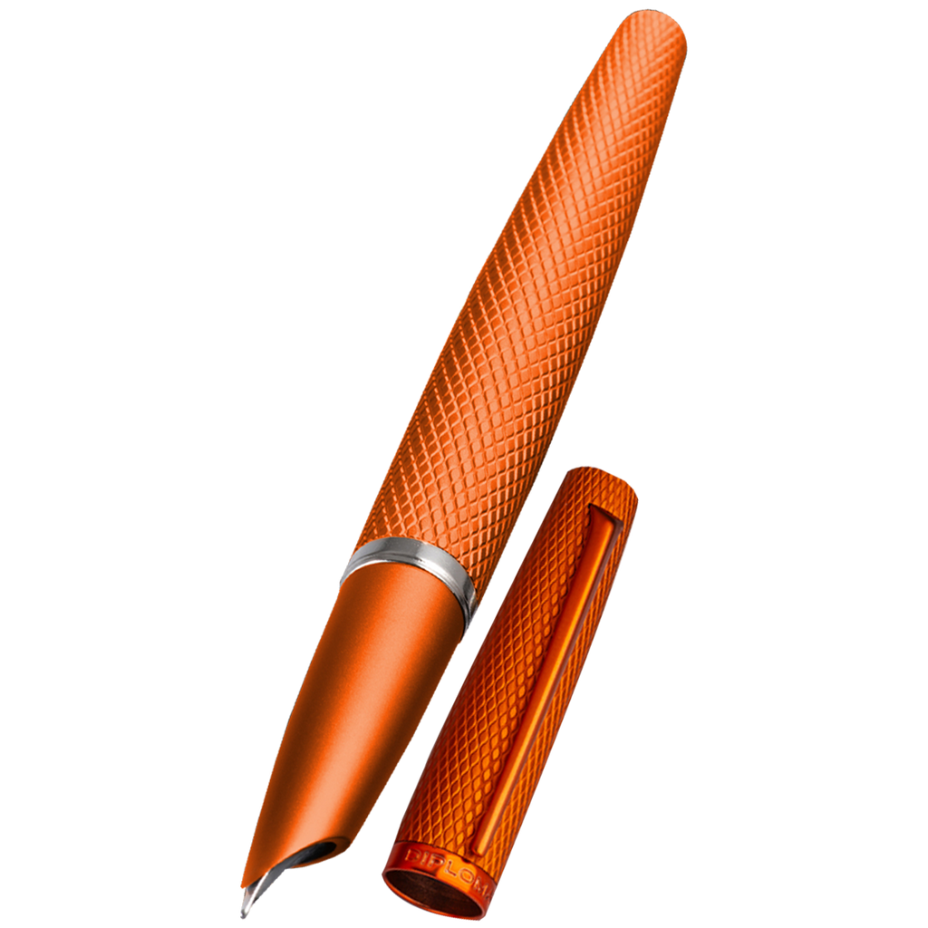 Diplomat Viper Fountain Pen - Orange-Pen Boutique Ltd