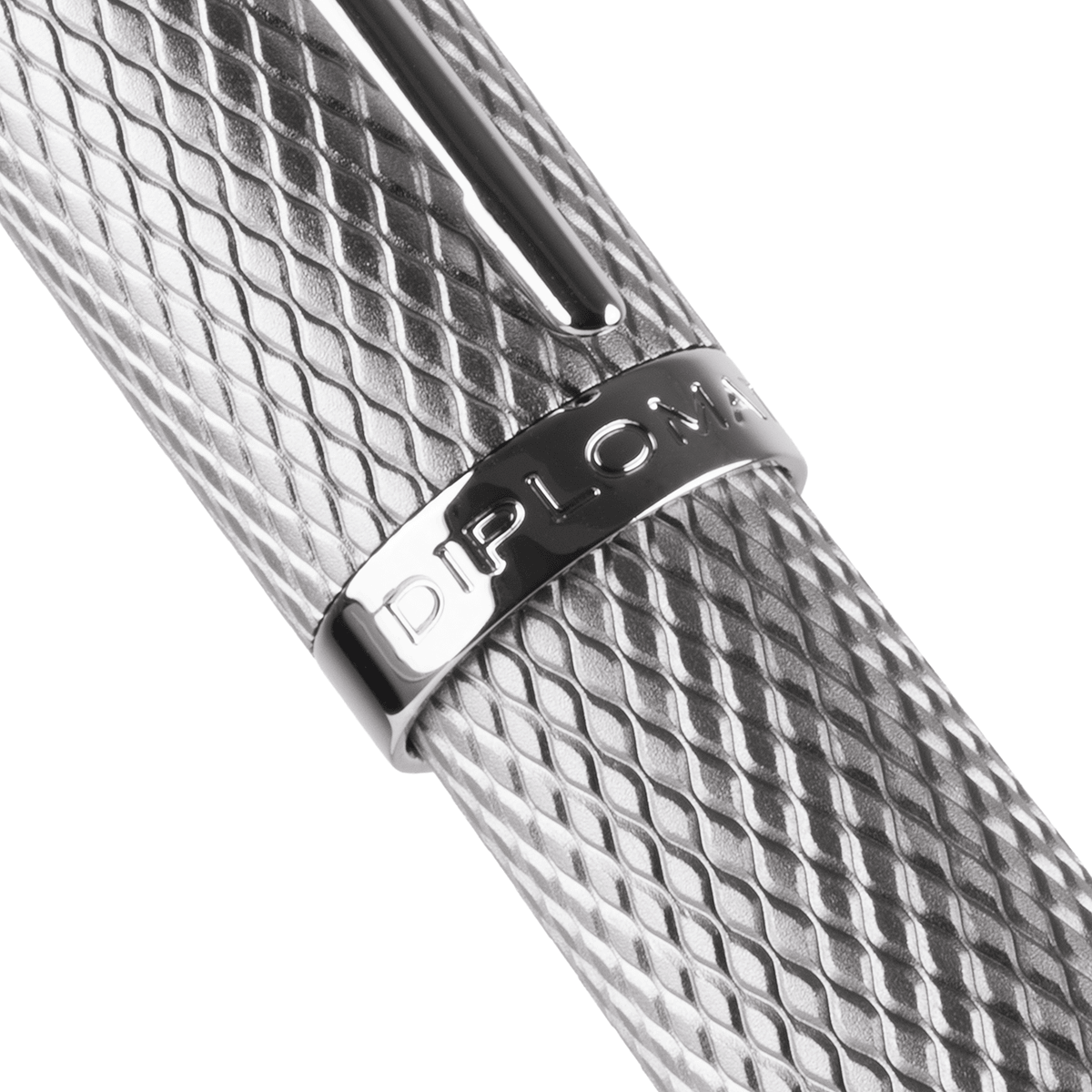 Diplomat Viper Fountain Pen - Silver - Pen Boutique Ltd
