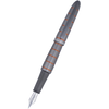 Diplomat Elox Ring Fountain Pen - Grey/Orange - Steel Nib-Pen Boutique Ltd