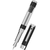 Diplomat Nexus Demo Fountain Pen - Black - Chrome Trim (Limited Edition)-Pen Boutique Ltd