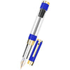 Diplomat Nexus Fountain Pen - Blue - Gold Trim - 14K-Pen Boutique Ltd