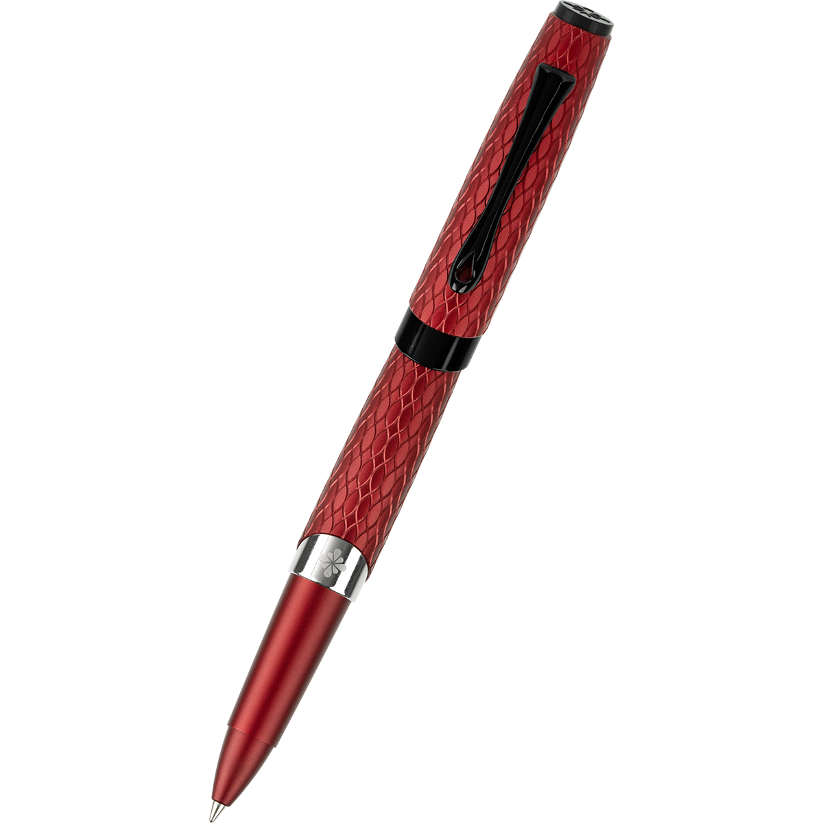 Diplomat Cobra Rollerball Pen – Burgundy Red Guilloche