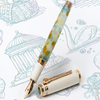 Dominant Industry Keyno 001 Fountain Pen - Serenity (Limited Edition)-Pen Boutique Ltd