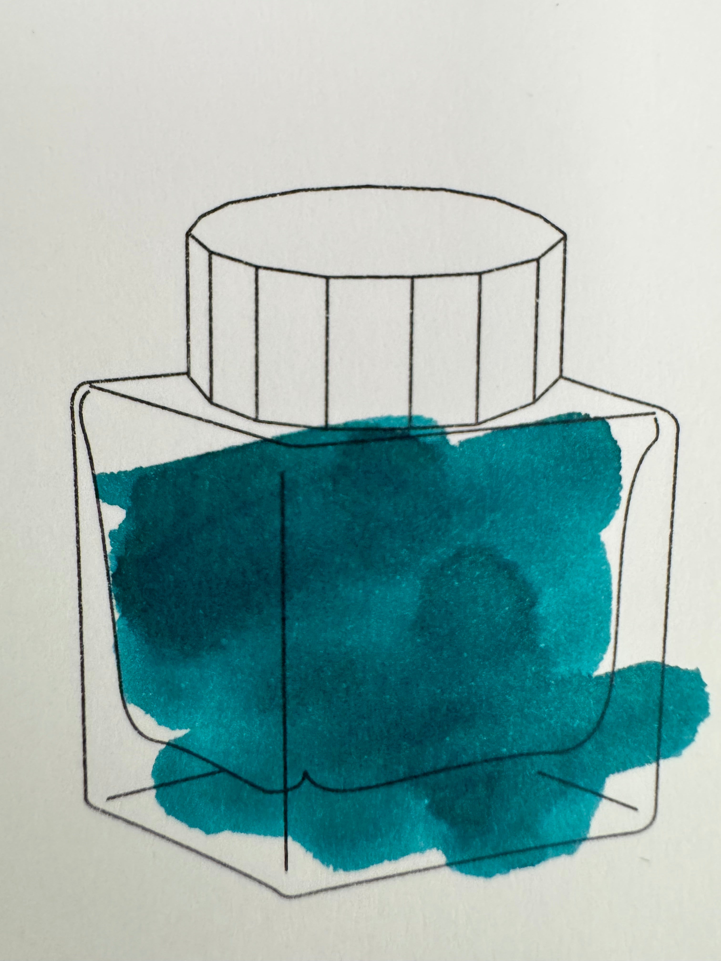 Dominant Industry Standard Ink Bottle - Raven Series - Quoth The Raven-Pen Boutique Ltd