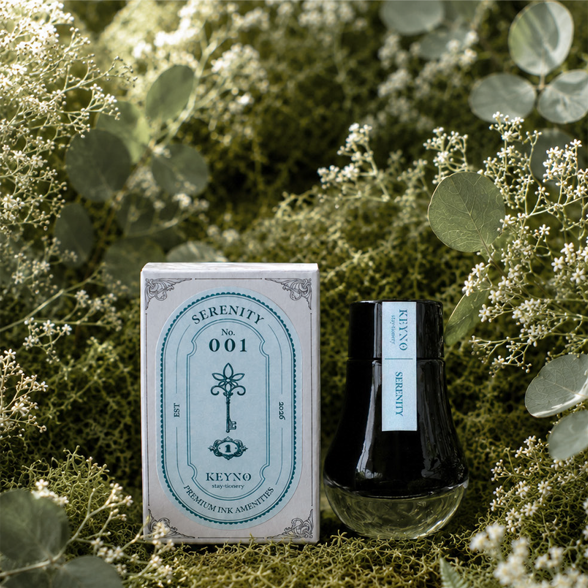 Dominant Industry Standard Ink Bottle - Serenity Key No. 001 - 25ml (Limited Edition)-Pen Boutique Ltd