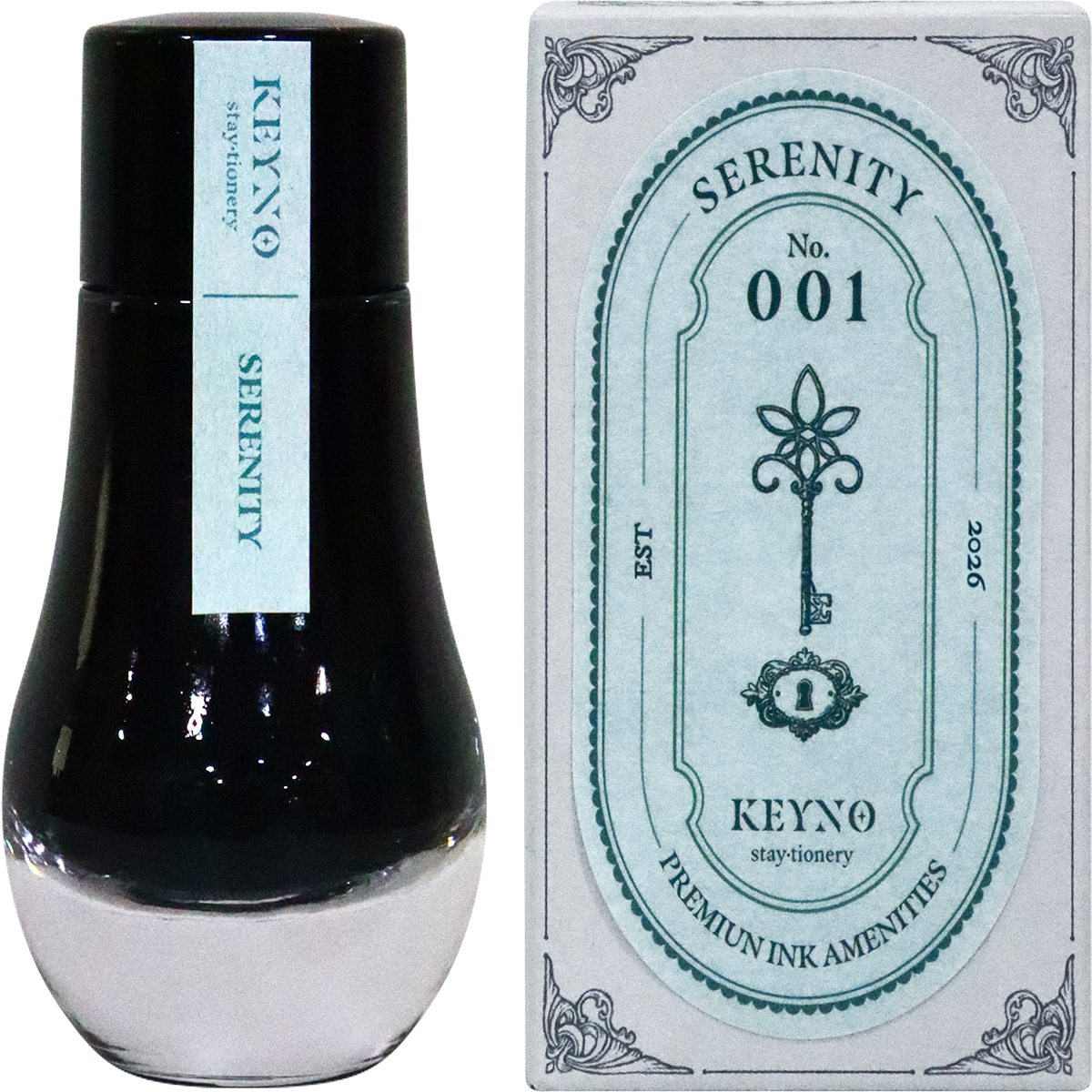 Dominant Industry Standard Ink Bottle - Serenity Key No. 001 - 25ml (Limited Edition)-Pen Boutique Ltd