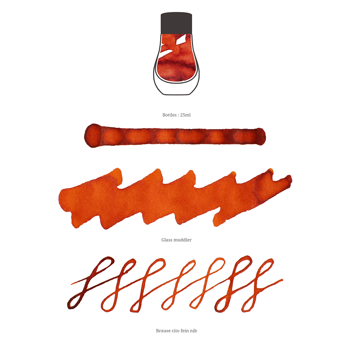 Dominant Industry Standard Ink - Earl Grey Tea - 25ml-Pen Boutique Ltd