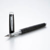 Tom Hessin Edinburgh "Stockbridge Stone" Rollerball Pen - Wooden Barrel, Chrome Trim - Pen Boutique Ltd