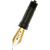 Edison Fountain Pen Two-Tone Steel #5 Nib-Pen Boutique Ltd