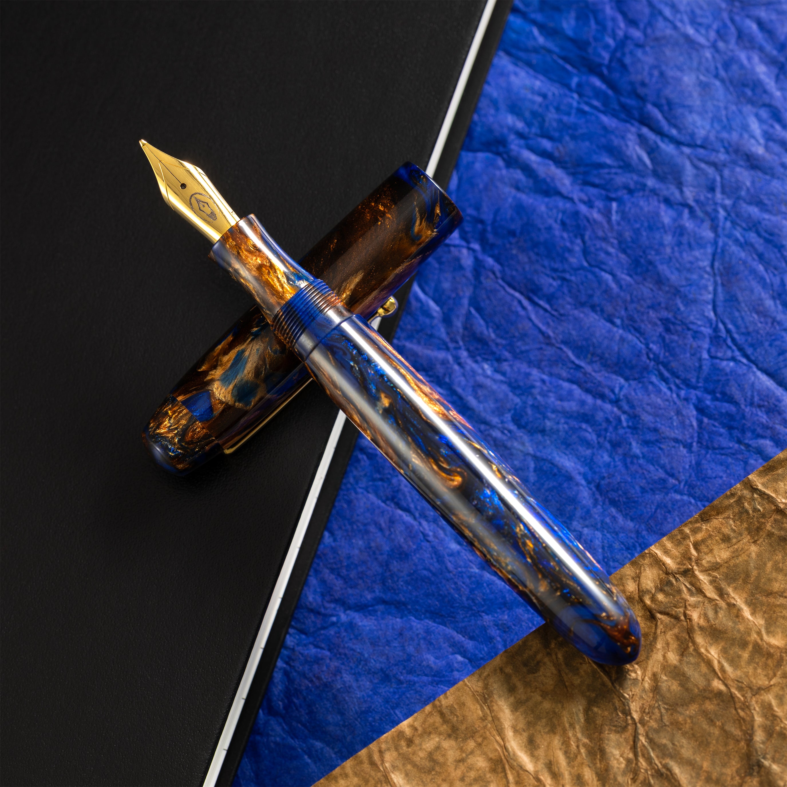 Edison x Pen Boutique Midnight Ember Collier Fouintain pen ( LIMITED EDITION)-Pen Boutique Ltd