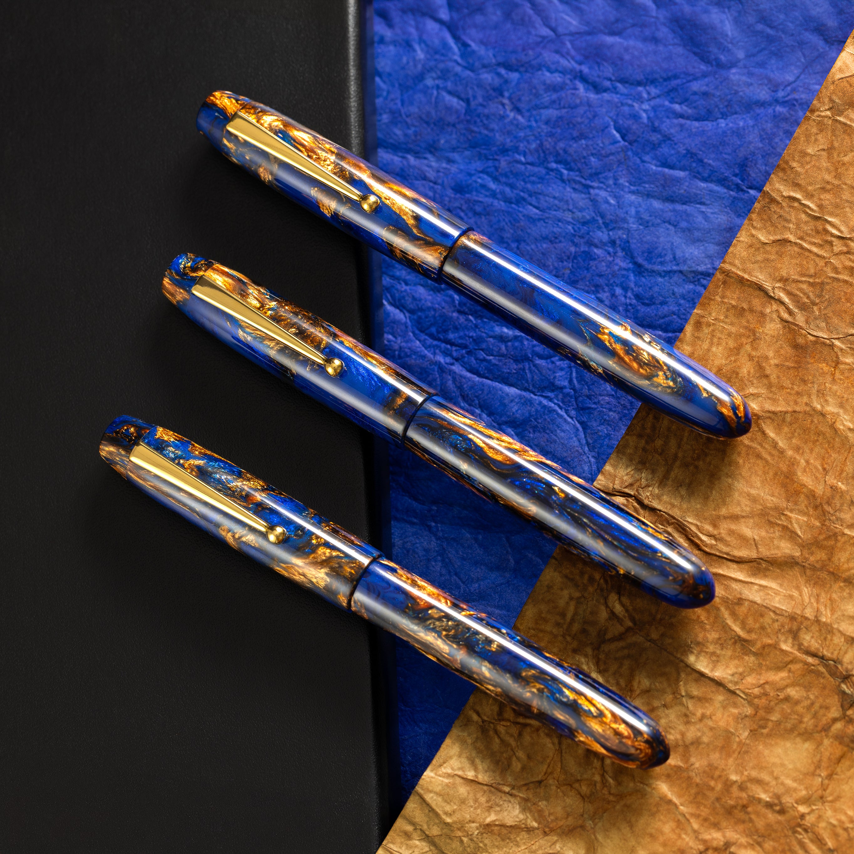 Edison x Pen Boutique Midnight Ember Collier Fouintain pen ( LIMITED EDITION)-Pen Boutique Ltd