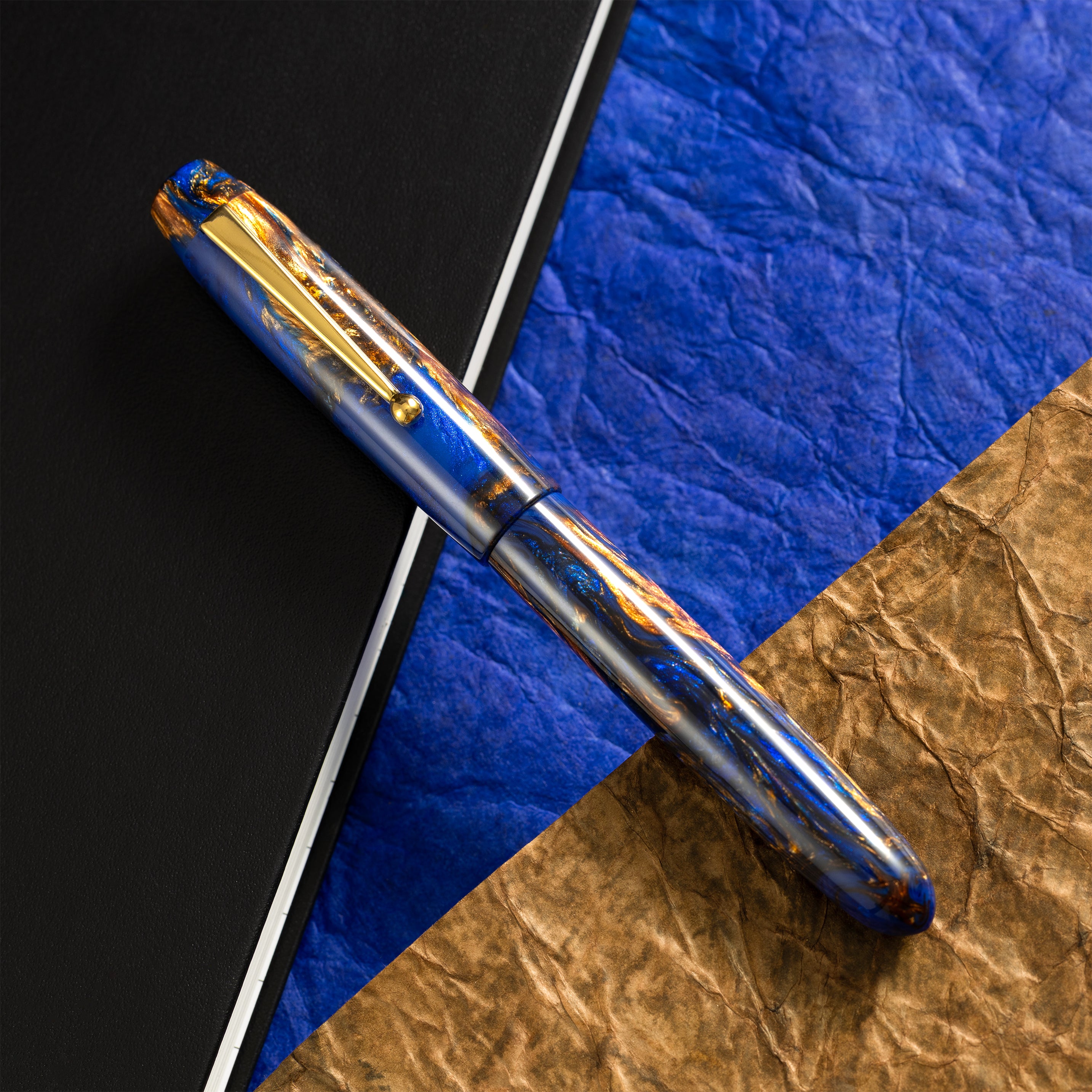 Edison x Pen Boutique Midnight Ember Collier Fouintain pen ( LIMITED EDITION)-Pen Boutique Ltd