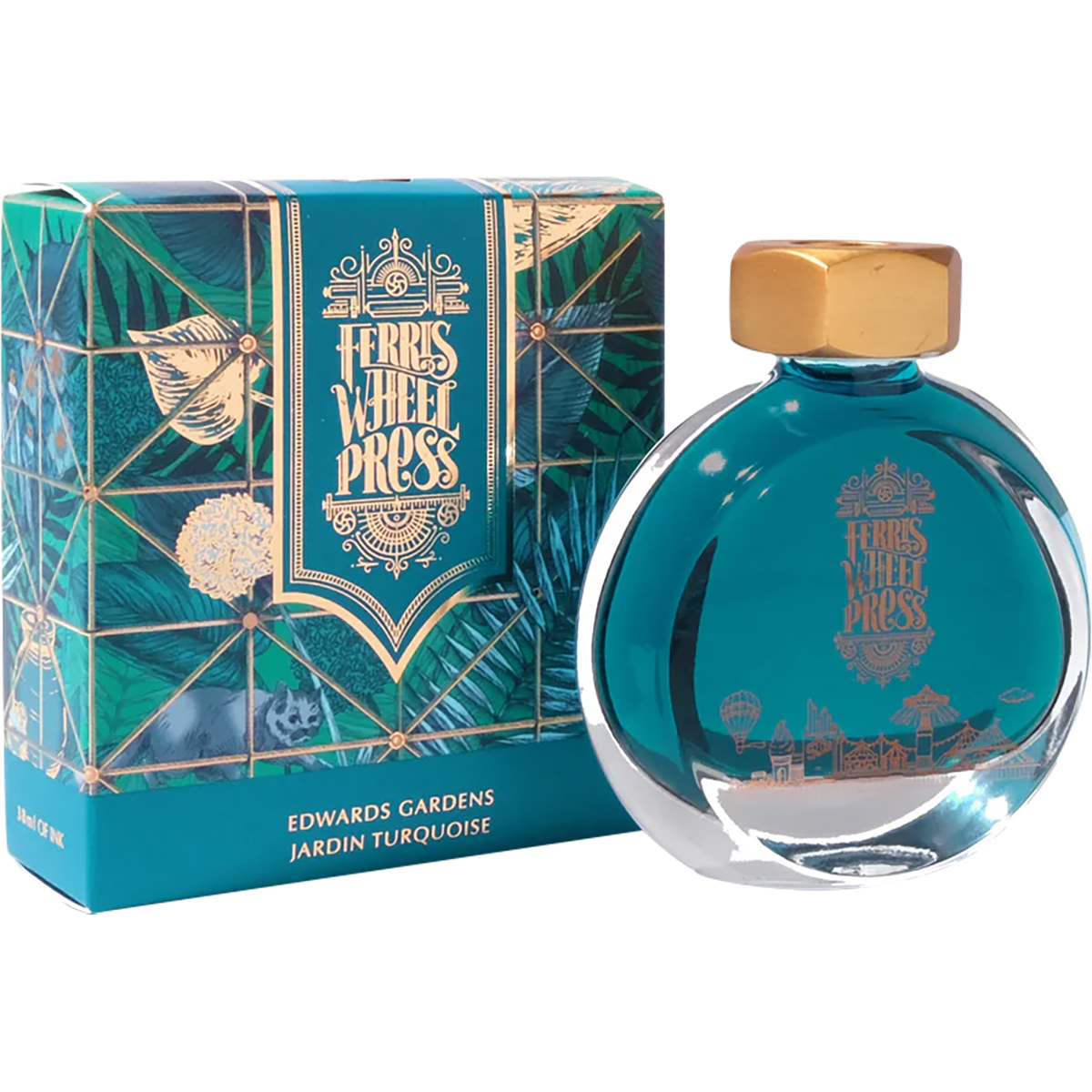 Ferris Wheel Press Ink Bottle - Edwards Gardens - 38ml-Pen Boutique Ltd