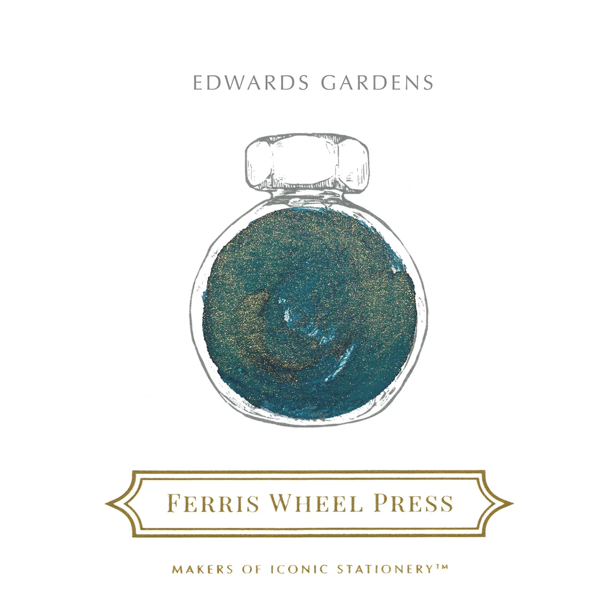 Ferris Wheel Press Ink Bottle - Edwards Gardens - 38ml-Pen Boutique Ltd