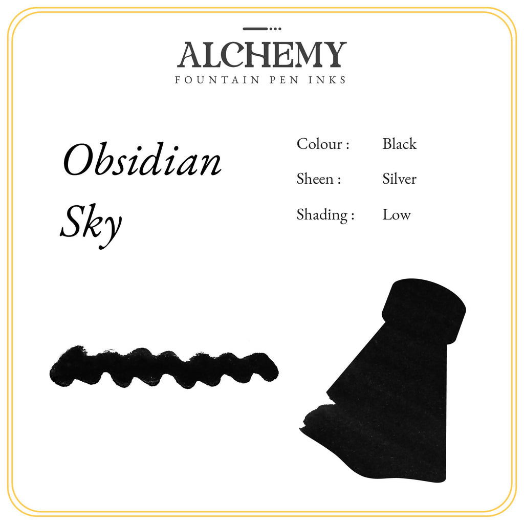 Endless Alchemy Ink - Shading & Sheening Obsidian Sky-Pen Boutique Ltd