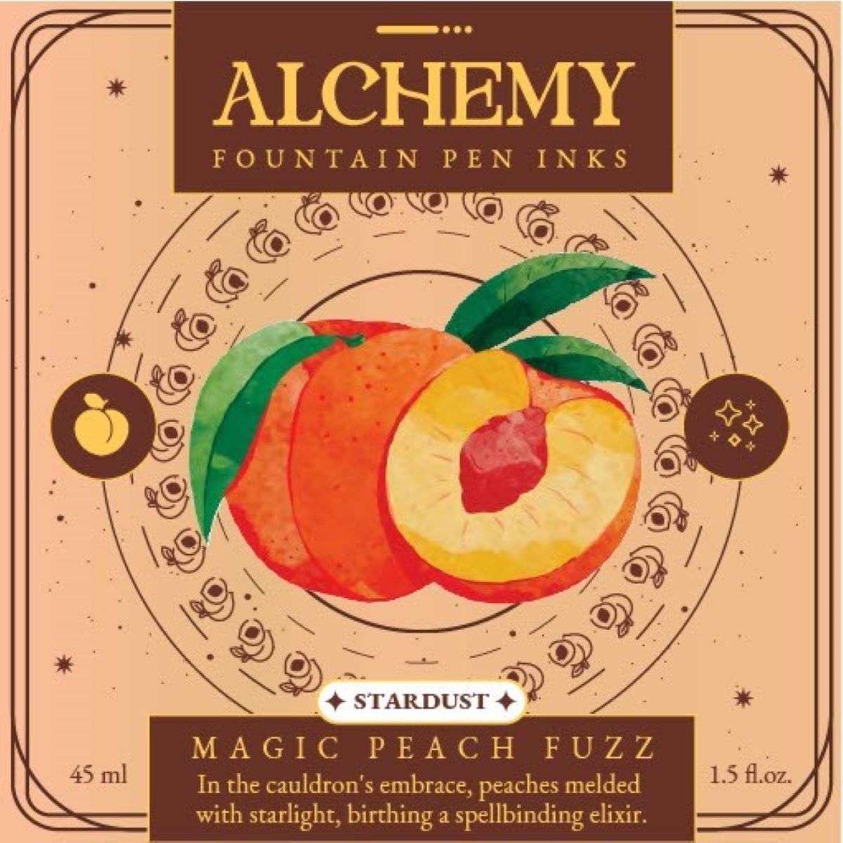 Endless Alchemy Stardust Shimmer Ink - Magic Peach Fuzz-Pen Boutique Ltd
