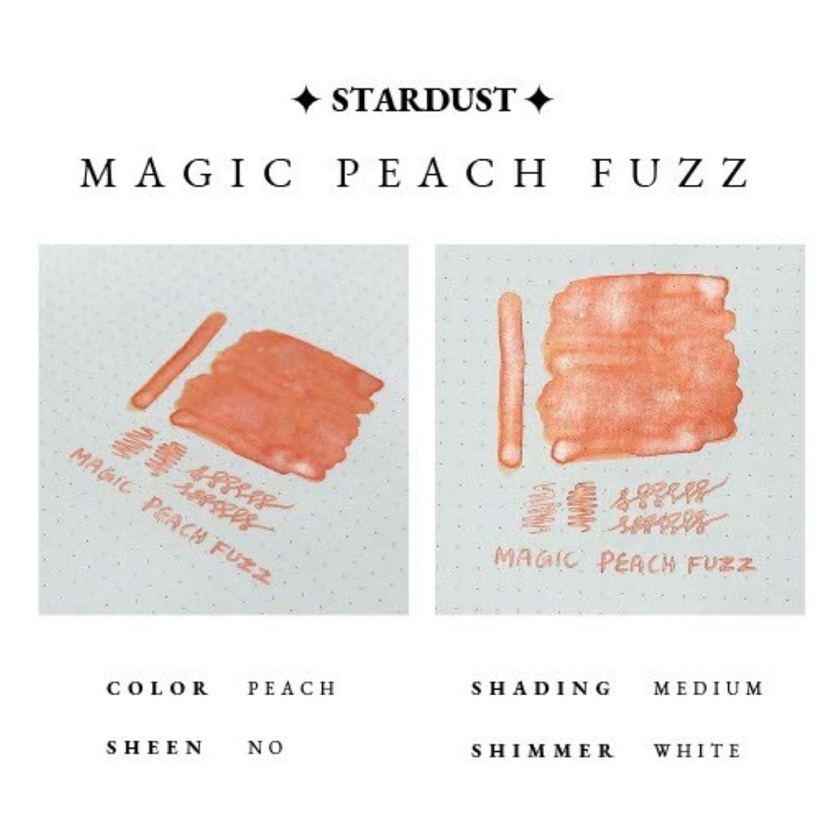 Endless Alchemy Stardust Shimmer Ink - Magic Peach Fuzz-Pen Boutique Ltd