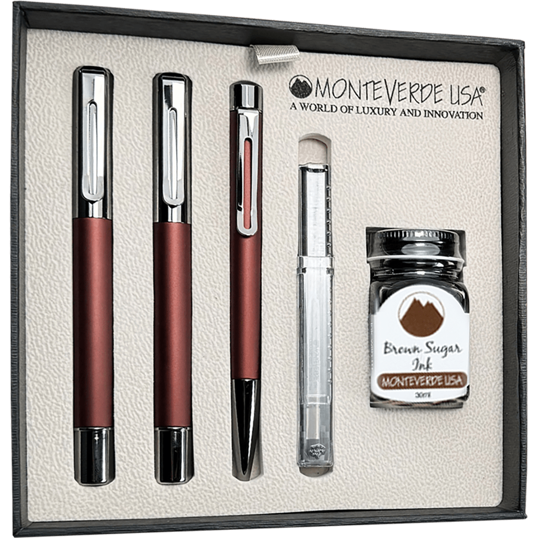 Monteverde Ritma Gift Set - Anodized Espresso (2024 Special Annual Collectible Edition)-Pen Boutique Ltd